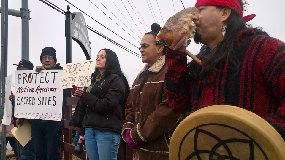 Nashville Indigenous community protests Trump’s Farm Bureau convention address