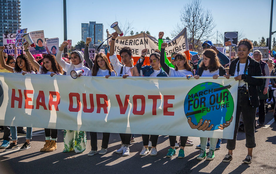 In northern California, Women’s Marches bring huge crowds to the streets