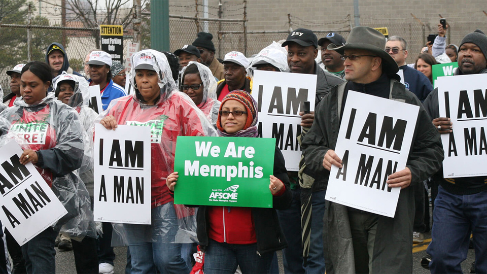 Moment of silence honors Memphis sanitation workers