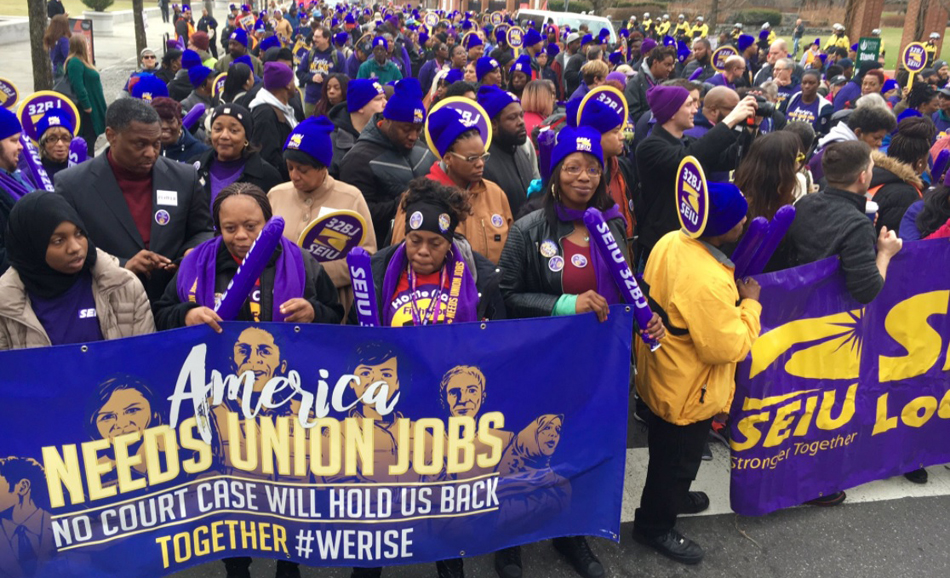 Big rally in Philly against Janus attack on union organizing rights