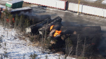 Rail workers confront execs on safety