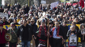 Thousands march against Canada oil pipeline expansion