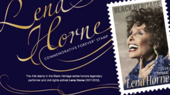 Activist singer entertainer Lena Horne honored philatelically