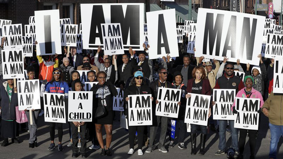 Los participantes de la marcha ‘I AM 2018’ continúan la lucha del Dr. King