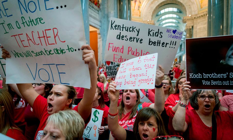 Teachers are fighting for a lot more than their own paychecks