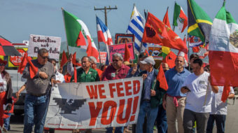 Salinas farm workers march to oppose immigration raids