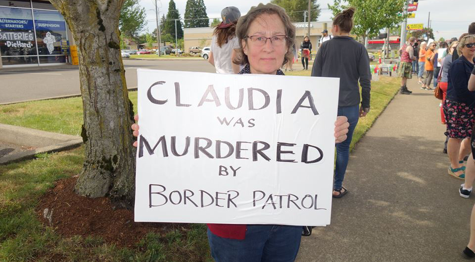 Oregon turns out for Claudia Gómez, protests ICE abuse