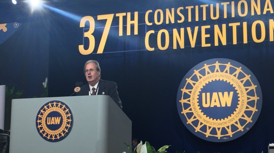 UAW delegates elect Jones slate to top slots