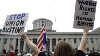 Ohio gubernatorial race: Sutton presses DeWine on ‘right to work’