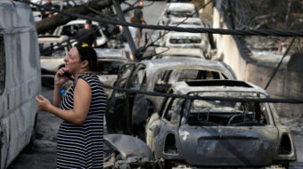 Rescue service cuts worsened wildfire tragedy, say Greek Communists