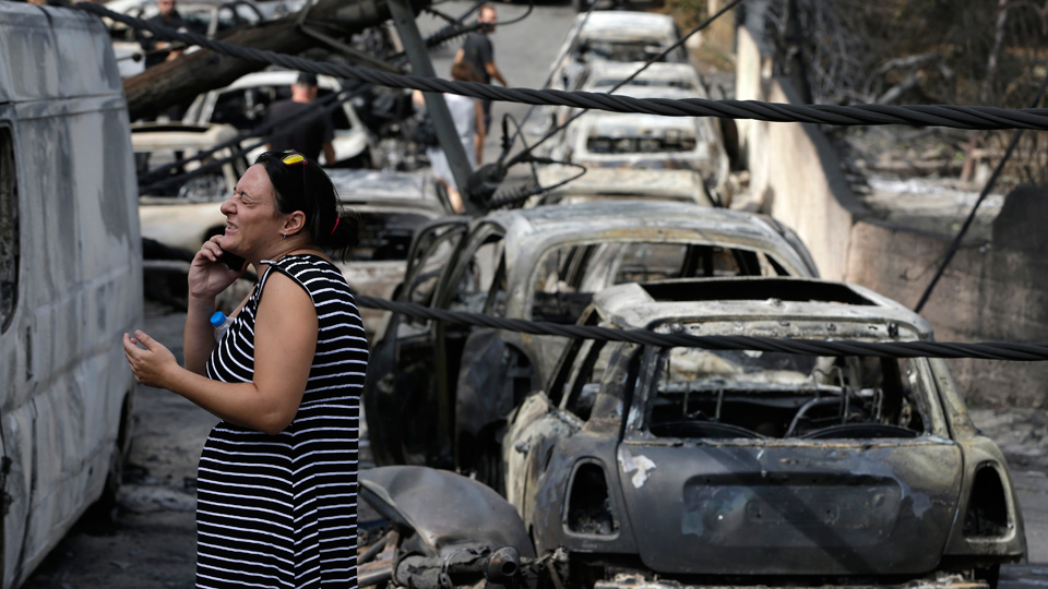 Rescue service cuts worsened wildfire tragedy, say Greek Communists