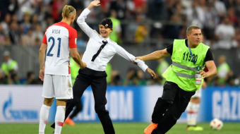 Politics on the pitch at World Cup final