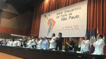 Declaración final Foro de Sao Paulo: Latinoamérica sigue en pie de lucha