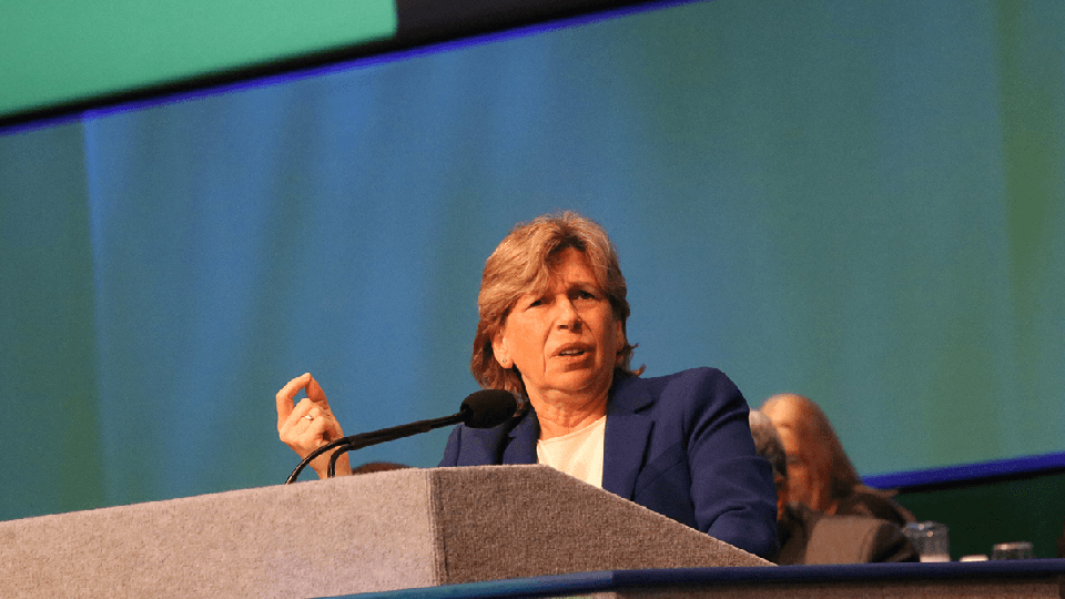 La Presidenta de la AFT habla en la Convención de AFSCME