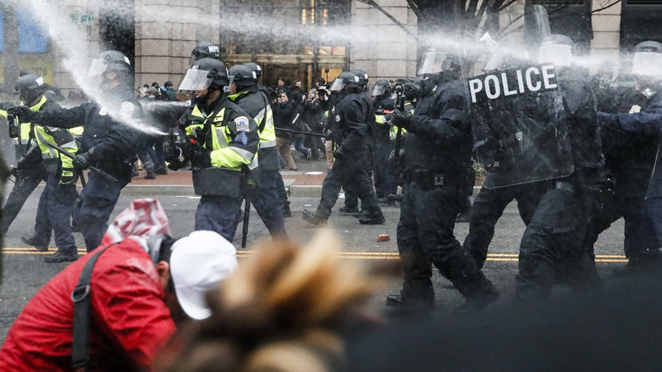 Trump Justice Dept. drops all remaining charges against inaugural protesters