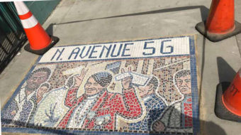 A new mosaic in Highland Park features activist Rosalio Urias Muñoz