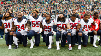 NFL players’ union files grievance against Trump-inspired anthem policy