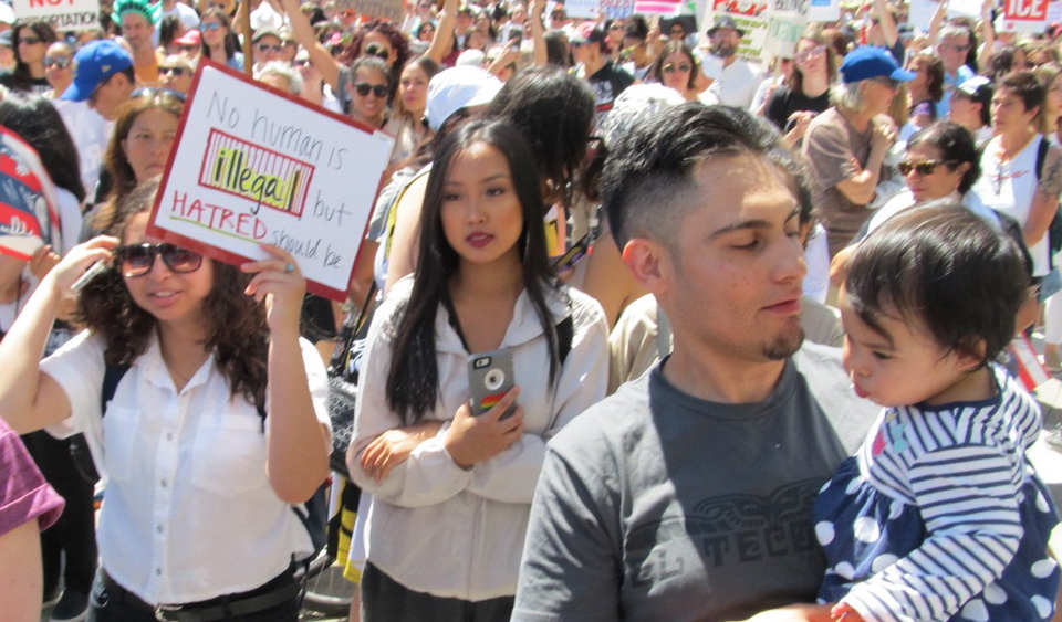 Tens of thousands rallied for Families Belong Together