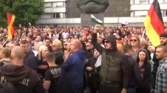 In Germany, Nazis march, anti-fascists ‘stand-up’ against them