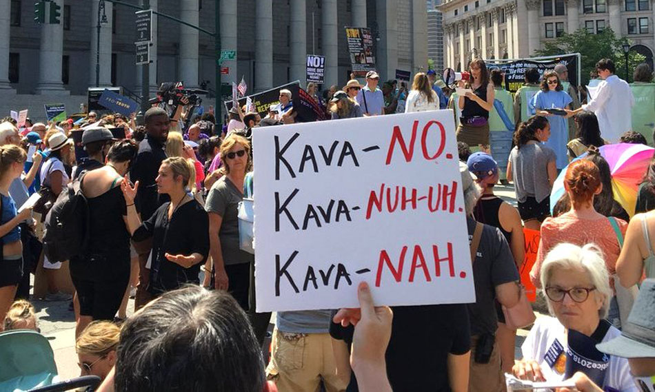 Rallies oppose Kavanaugh, Trump’s High Court pick