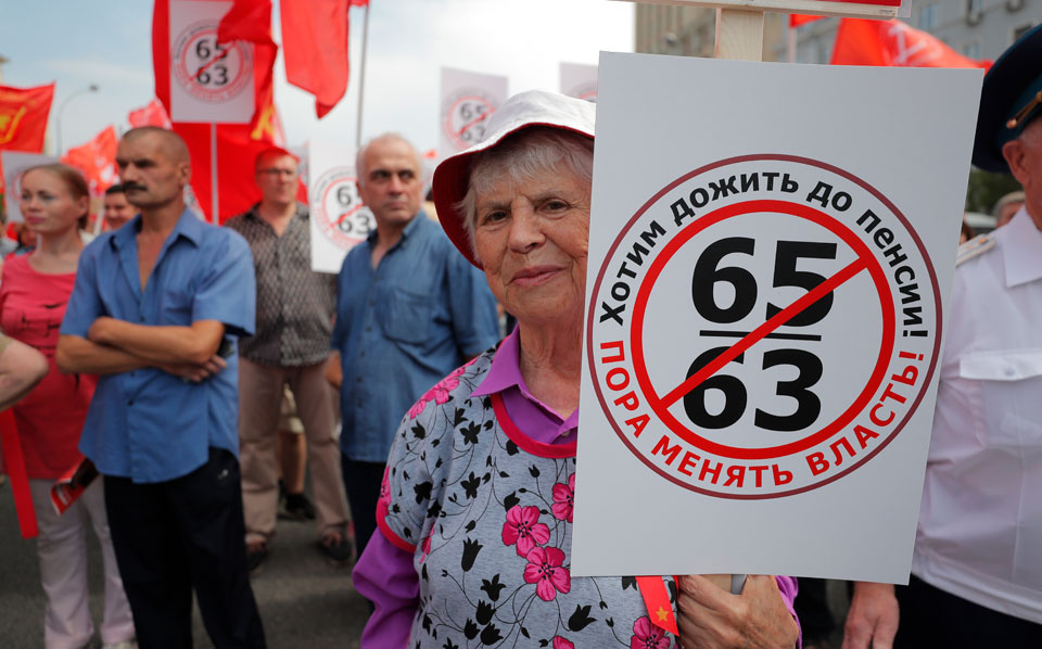 Russian Communists move to block Putin’s plan to raise retirement age