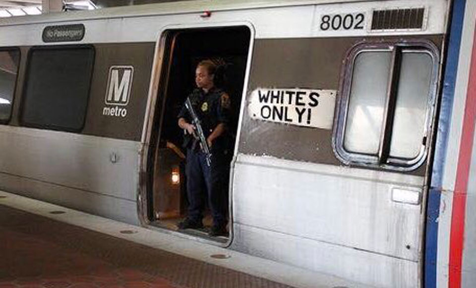 D.C. transit union No special subway cars for white