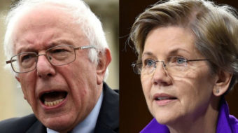 Sanders and Warren take aim at abuses by U.S. corporations