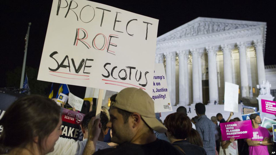 Anti-Kavanaugh protesters say he’d push High Court farther to the right