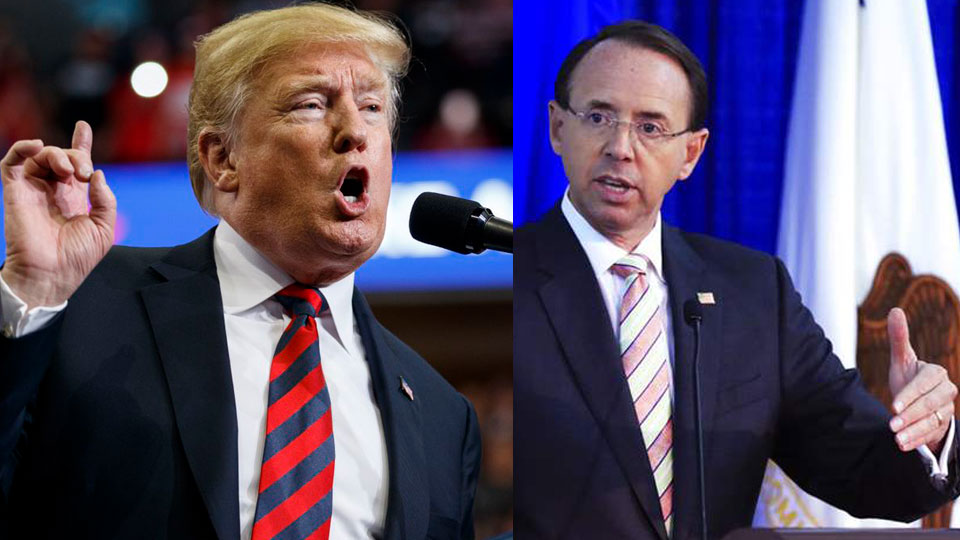 Rosenstein to see Trump on Thursday – a Comey rerun?