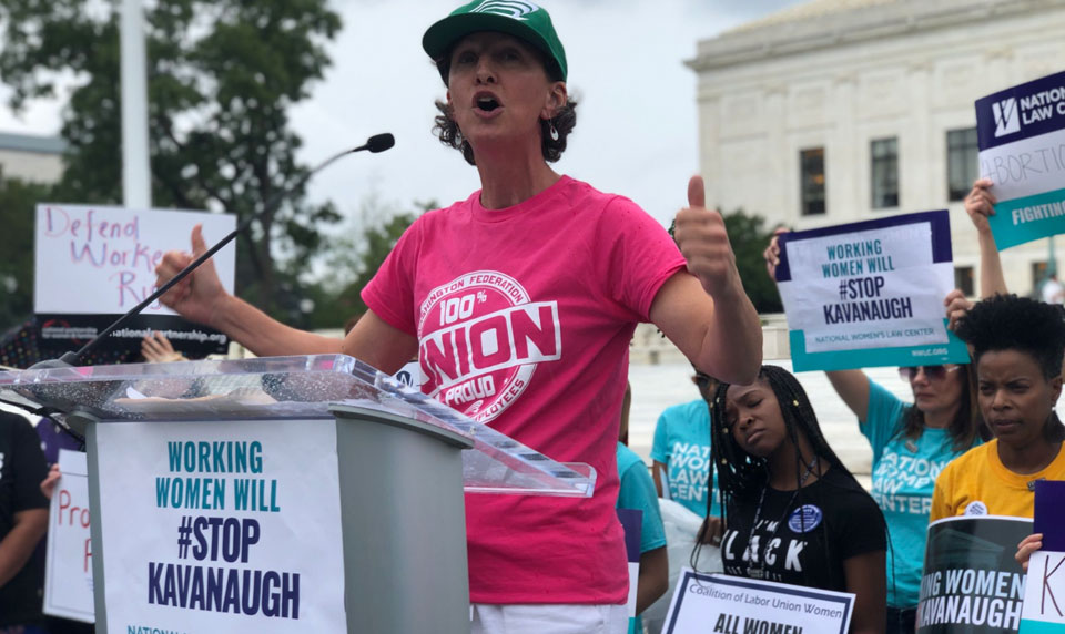 Union women: Kavanaugh’s sexual aggression should keep him off Supreme Court