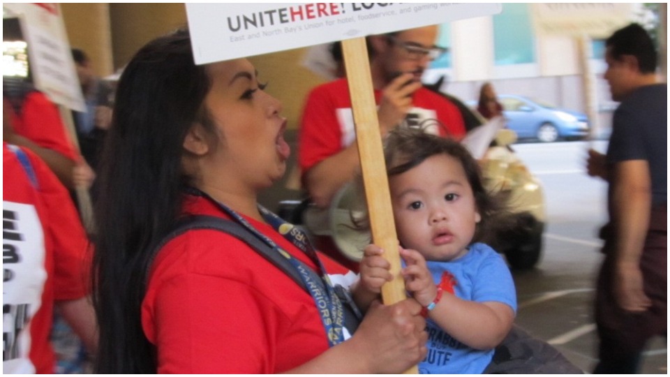 Oakland Marriott workers join strike spreading across U.S.