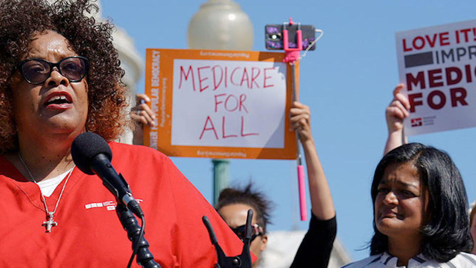 Nurses union, allies unveil national push for Medicare for All