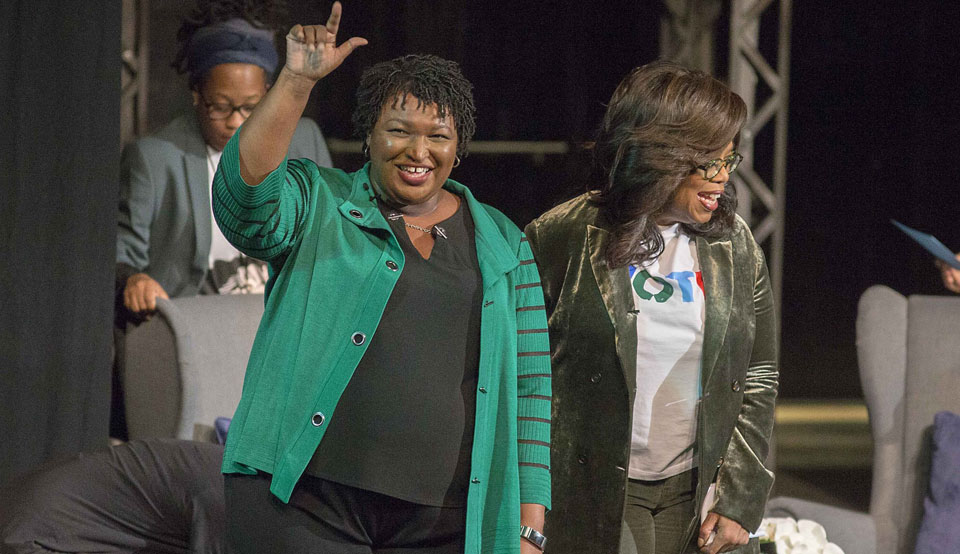 Oprah pulls for Stacey Abrams in battle for the “soul of Georgia”