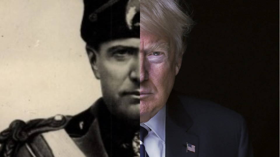 Image result for fuhrer trump and little duce giuliani