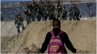 Border patrol agents fire tear gas at unarmed asylum seekers