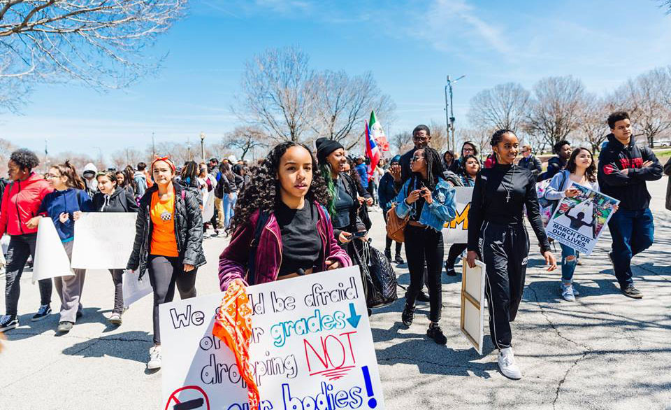 High school students walk out nationwide to go vote