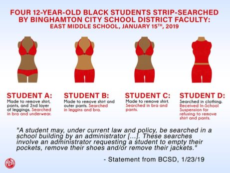 Binghamton schools put on notice after strip search of Black girls