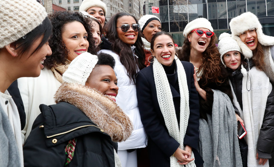 Ocasio-Cortez at NYC Women’s March: “Translate power into policy”