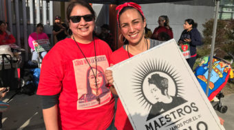 Walking and talking with L.A. teachers on strike