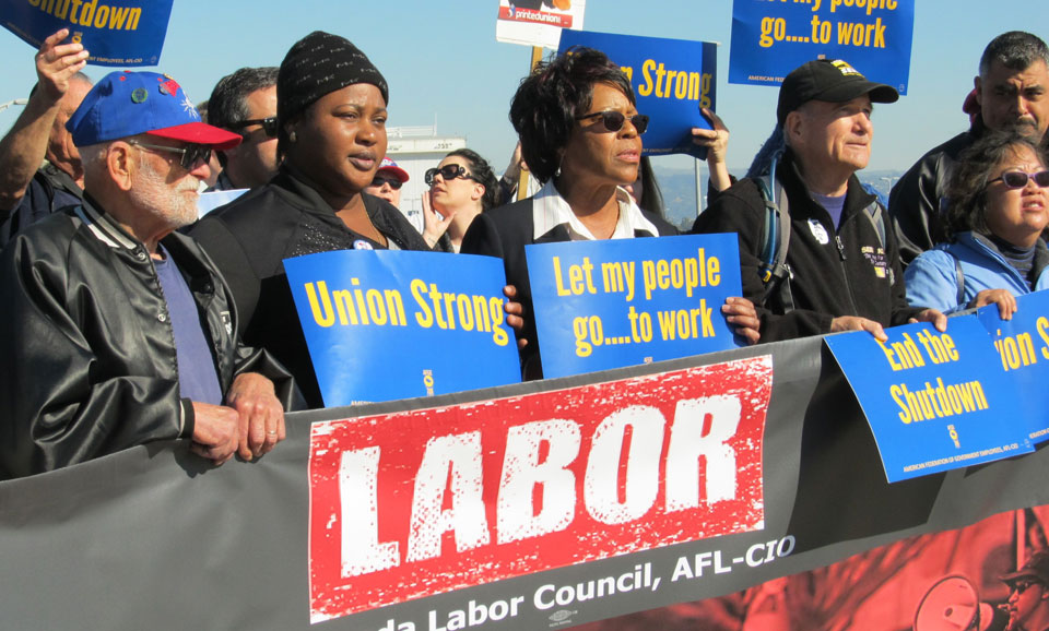 San Francisco unions and community demand, ‘No More Shutdowns!’