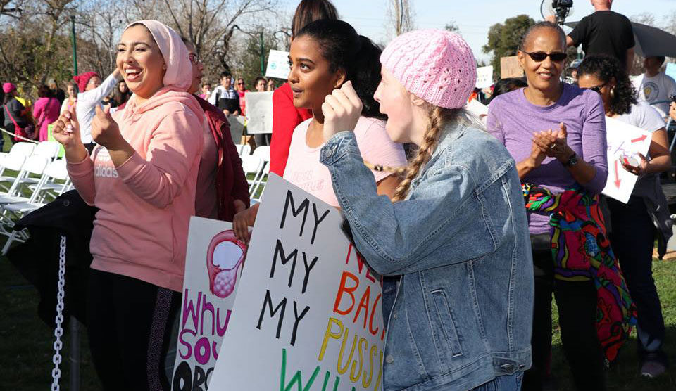 San Jose Women’s March draws 18,000 ready to fight racism and misogyny