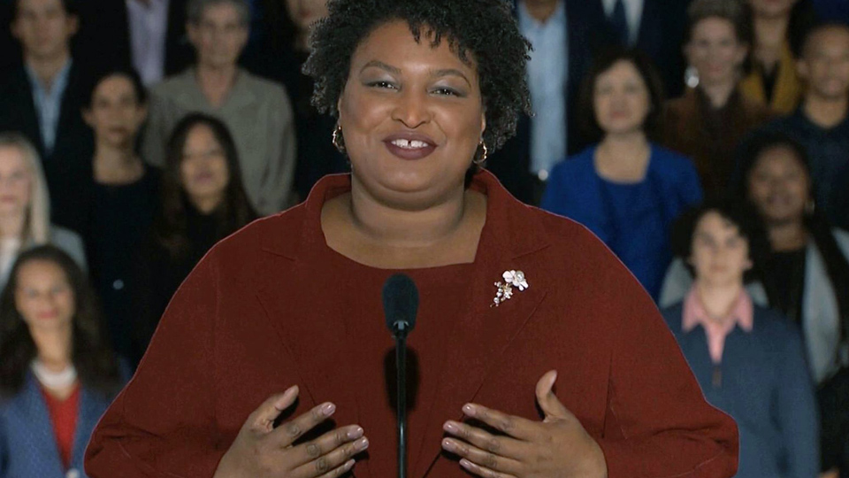 Donald Trump’s speech goes low, Stacey Abrams’s response goes high