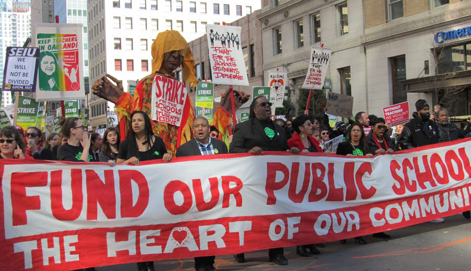 Oakland educators join the nationwide wave of teacher strikes