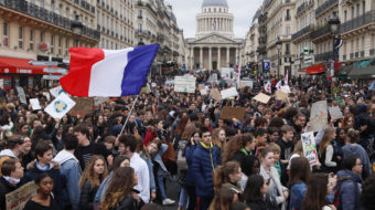 Estudiantes exigen acción contra el cambio climático