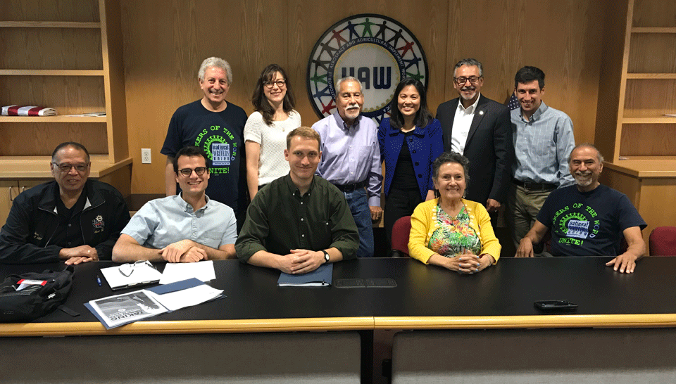 California Secretary of Labor Julie Su visits the United Auto Workers