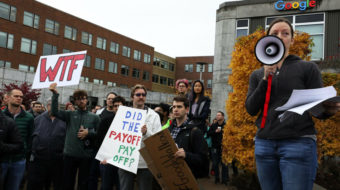 Workers answer Google retaliation with May Day sit-ins