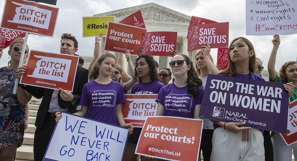 Pro-choice marchers condemn abortion bans, vow retribution in 2020