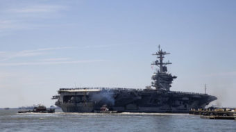 Trump sends aircraft carrier and strike force to threaten Iran