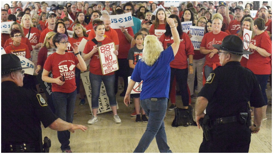 GOP moves to ban teacher strikes in West Virginia