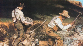 The working class becomes subject in the art of Gustave Courbet